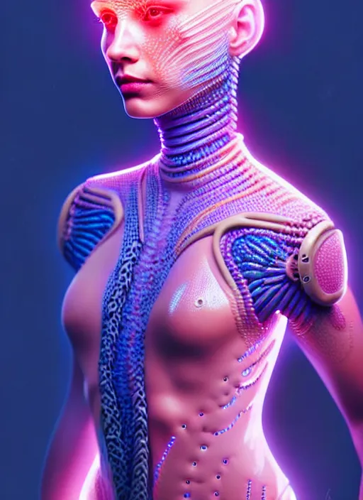 Prompt: an extremely detailed beautiful braided scandinavian female humanoid with freckles, by loish, d & d, fantasy, cyber neon lighting, futurism, intricate futuristic jewelry accessories, cyberpunk glossy latex suit, profile posing, perfect anatomy, hyper photorealistic, digital photography, artstation, pinterest, concept art, art by pascal blanche and greg rutkowski,