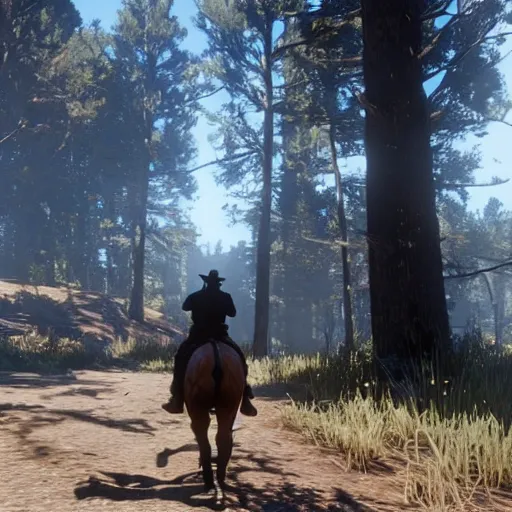 Prompt: holo in red dead redemption 2