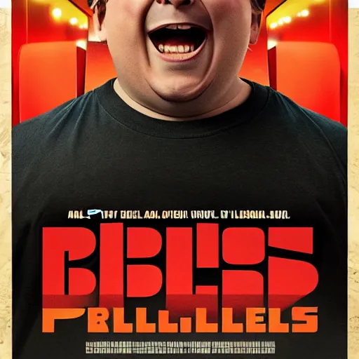 Prompt: mrbeast as a realistic character in a poster of the movie pixels in the style of waya steurbaut
