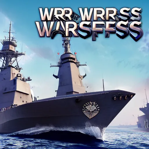 Prompt: logo for Niftyness streaming world of warships