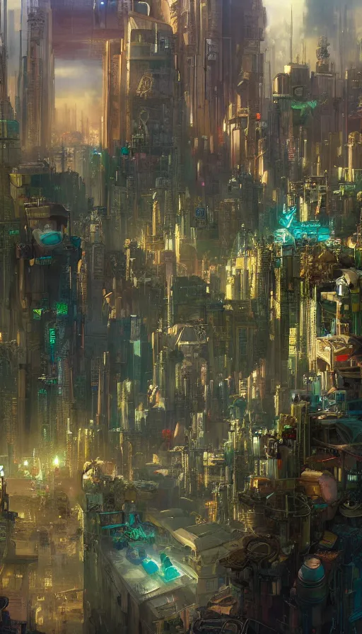 Image similar to hyper realistic cyberpunk city, marihuana, cannabis, made up of plants painted by valerie hammond, tom bagshaw, mucha, gaston bussiere, craig mullins, j. c. leyendecker 8 k