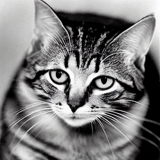 Image similar to tabby cat photographer “ george hurrell ” “ geoff darrow ”