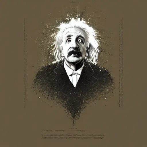 Image similar to portrait of einstein by petros afshar, hyper real, laurie greasley, jc leyendecker and singer sargent