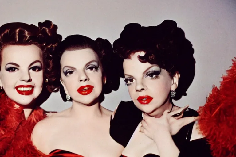 Image similar to lady gaga and judy garland, lady gaga and judy garland, lady gaga and judy garland, lady gaga and judy garland, lady gaga and judy garland, lady gaga, judy garland, carpool karaoke