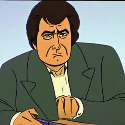 Prompt: Still from Columbo The Animated Series (1977)