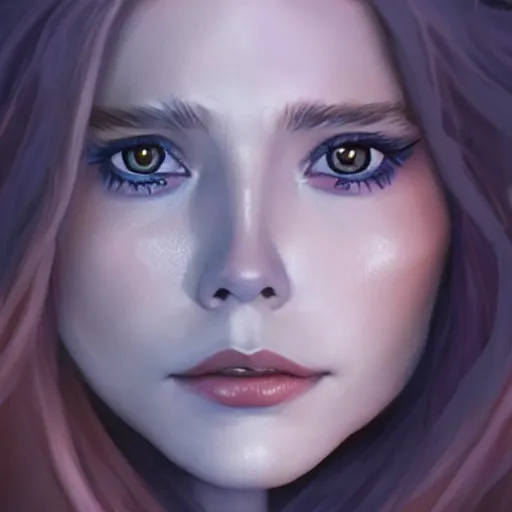 Prompt: elizabeth olsen as the goddess of sadness, nuivia, golden ratio!!!!!, centered, trending on artstation, 8 k quality, cgsociety contest winner, artstation hd, artstation hq, luminous lighting