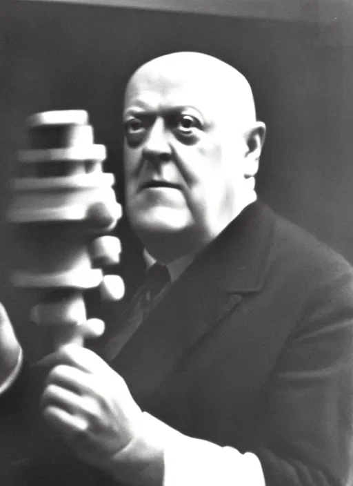 Image similar to black and white cctv footage of aleister crowley