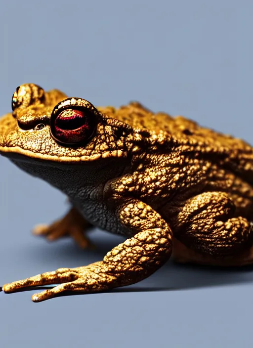 Prompt: of a toad that looks like kanye but with features of a toad wearing yeezee sneakers, macro lens, shallow depth of field, highly detailed, digital painting, trending artstation, concept art, illustration, cinematic lighting, vibrant colors, photorealism, epic, octane render