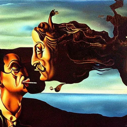 Prompt: Salvador Dali Dali painting of an artist's artist's memory memory, painting by Salvador Dali