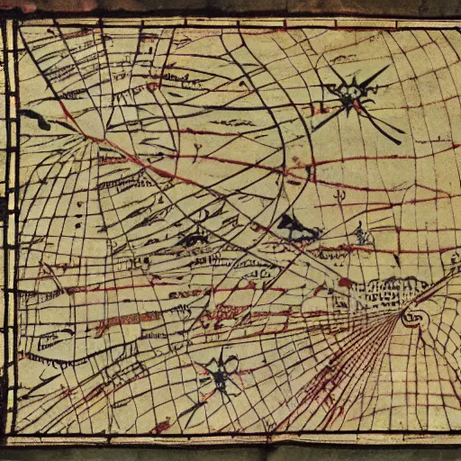 Image similar to medieval map of yelm