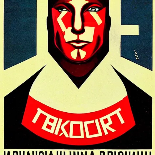 Image similar to esoteric orwellian art, nineteen eighty - four art deco, face, propaganda poster, totalitarian art