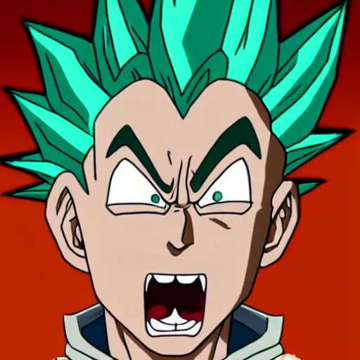 Prompt: portrait of Rick Sanchez as a dragon ball character, perfectly animated