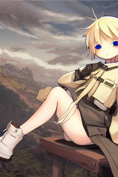 Prompt: beautiful little blonde boy in thigh nazi male uniform. made in abyss art style, inspired by kris from deltarrune, cute detailed artwork, anatomically correct, soft details, ilya kuvshinov, reflection, perfect composition, wallpaper mobile, illumination, digital art, detailed anime soft face, symmetrical face, western comic, illustration, realistic, nazism, lois van