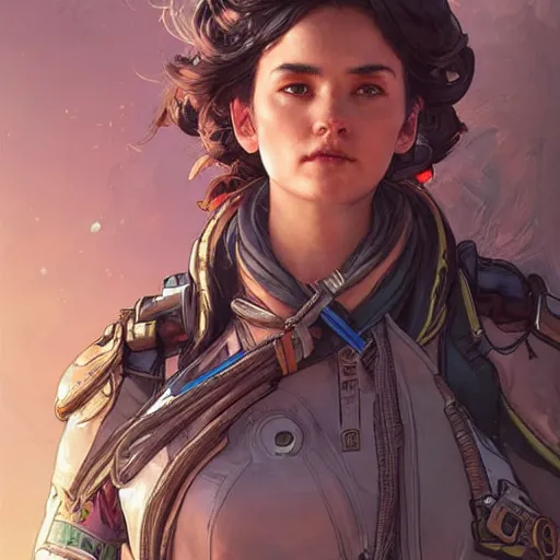 Image similar to watson from apex legends fantasy art, hyper detailed, extremely complex, hyper realistic art by artgerm and greg rutkowski and alphonse mucha