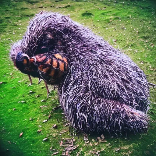 Image similar to Smartphone Huwaei snap of a wild haggis in town