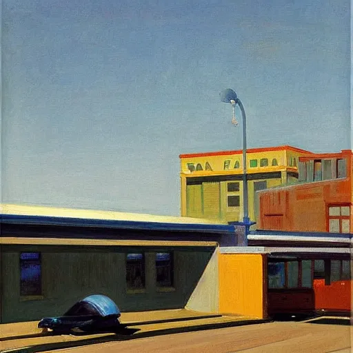 Image similar to San Francisco Airport by Edward hopper