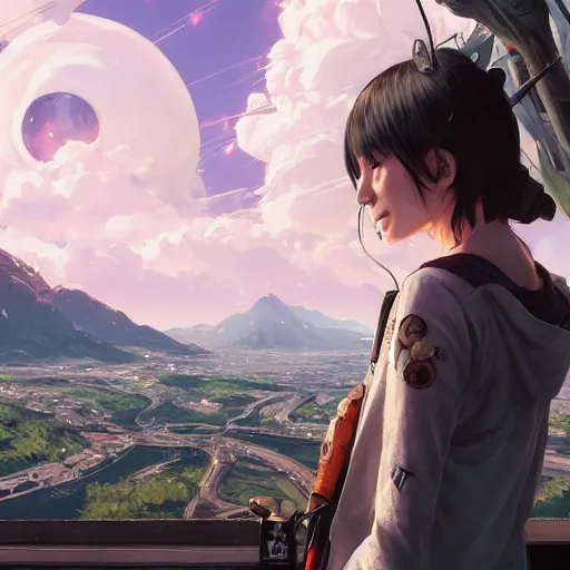 Prompt: highly detailed portrait, anime girl, in gta v, stephen bliss, unreal engine, fantasy art by greg rutkowski, loish, rhads, ferdinand knab, makoto shinkai and lois van baarle, ilya kuvshinov, rossdraws, tom bagshaw, global illumination, radiant light, detailed and intricate environment