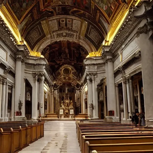 Image similar to what is the vatican church hiding from the public, creepy, dark, ultra realistic, photorealistic, cinematic