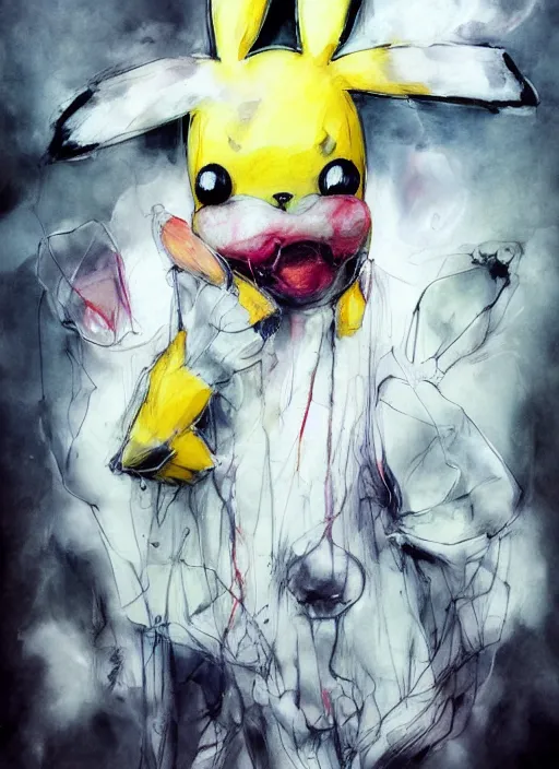 Image similar to pikachu of teeth by agnes cecile