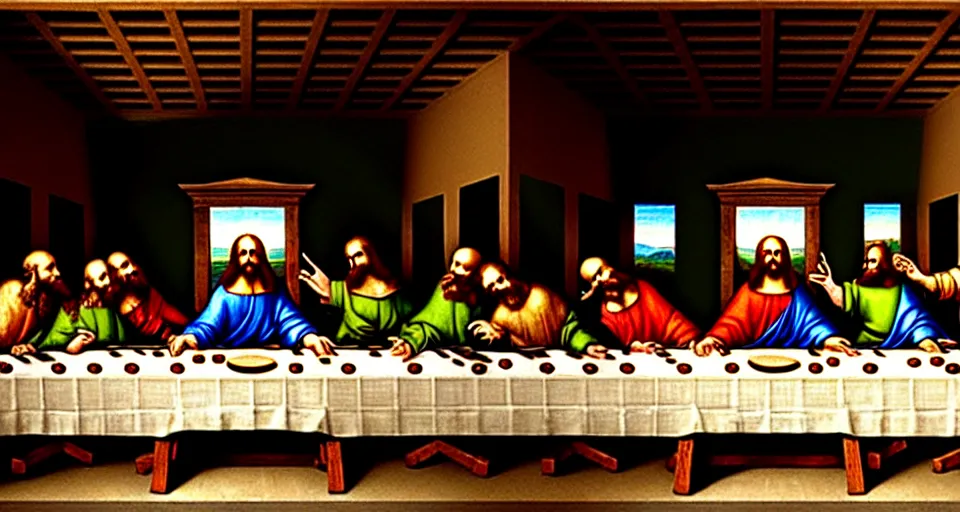 Artist sculpts incredible replicas including Da Vinci's Last Supper out  of PASTA