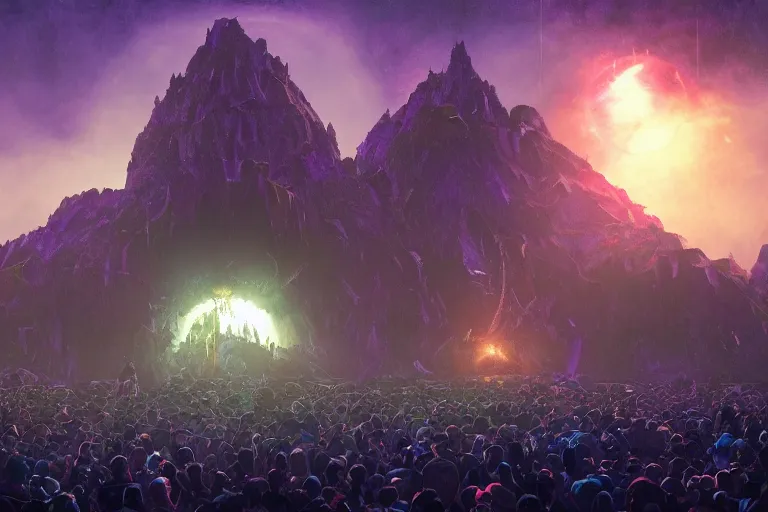 Image similar to a flyer design for a psytrance festival with no text, powerful, cinematic, beautifully lit, by craig mullins, by galan pang, 3 d, trending on artstation, octane render, 8 k