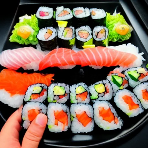 Prompt: I dream of Sushi