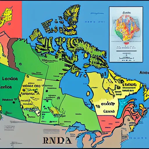 Image similar to map of canada