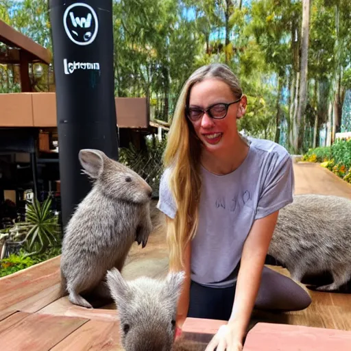 Image similar to wombat influencer