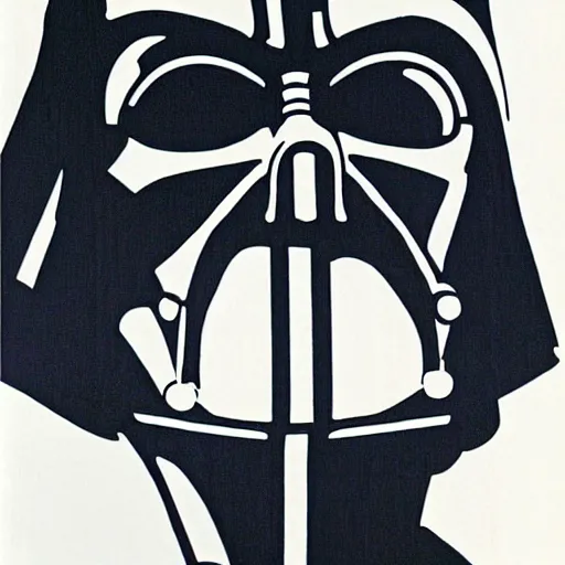 Image similar to Darth Vader licking his lips