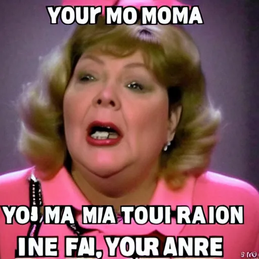 Image similar to your mama is so fat...