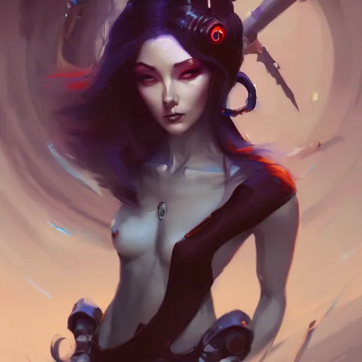 Prompt: a beautiful portrait of a beautiful widowmaker, art by pete mohrbacher and guweiz and ilya kuvshinov, digital art, highly detailed, intricate, sharp focus, trending on artstation hq, deviantart, unreal engine 5, 4 k uhd image