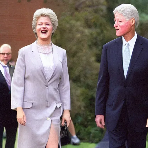 Image similar to bill clinton wearing a dress