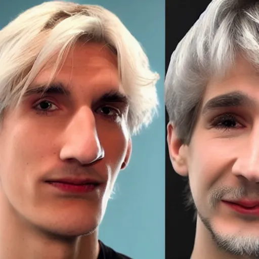 Image similar to xqc, big long nose, underbite