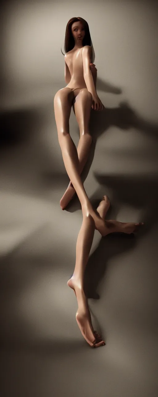 Prompt: long legs, hyper realistic, cinematic lighting