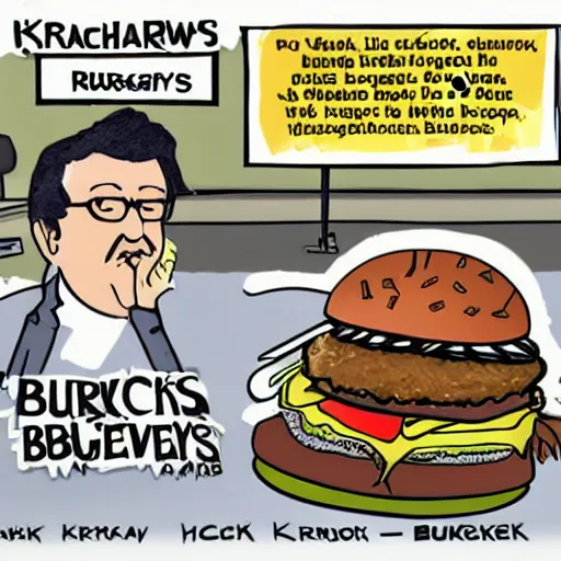 Image similar to krachkovskaya eats burgers