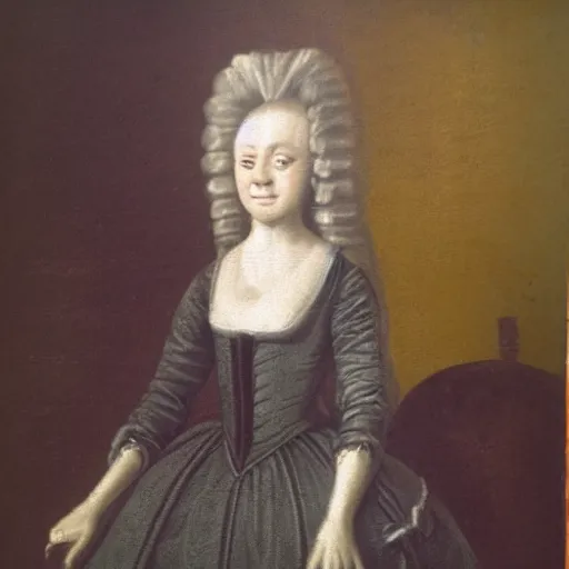 Prompt: photo of a woman in 1 7 5 0 london