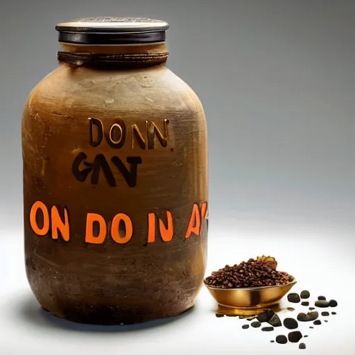 Image similar to a big old jar of I don't give a what