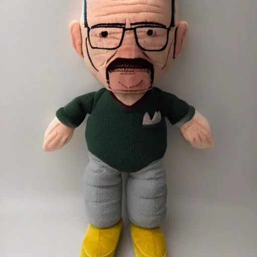 Image similar to walter white plush