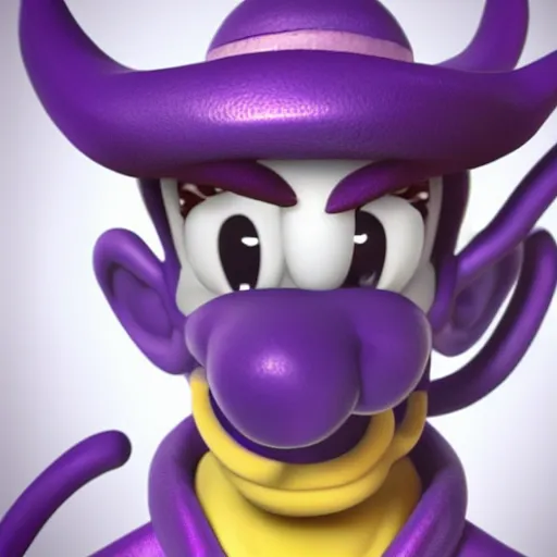 Image similar to stunning award winning hyperrealistic hdr 8 k highly detailed portrait photo of waluigi as a real human