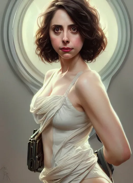 Image similar to ultra realistic illustration, handsome alison brie. realistic intricate, elegant, highly detailed, digital painting, artstation, concept art, smooth, sharp focus, illustration, art by artgerm and greg rutkowski and alphonse mucha and wlop