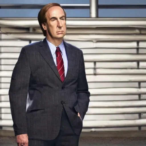 Prompt: apple with the shape of saul goodman