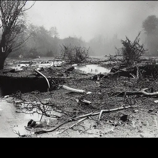 Prompt: can earth be earth when all its trees are gone, and sudsy waters have become unfit, and poisoned life no longer greets the dawn, with raucous sounds that death has caused to quit