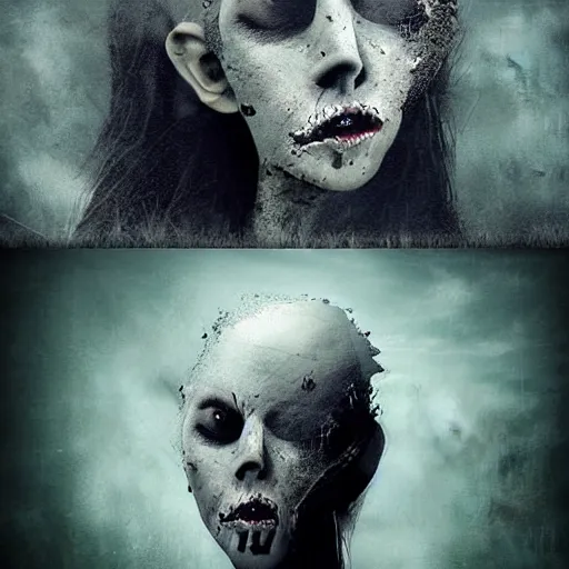 Image similar to nightmare, creative photo manipulation, photoshop, digital art