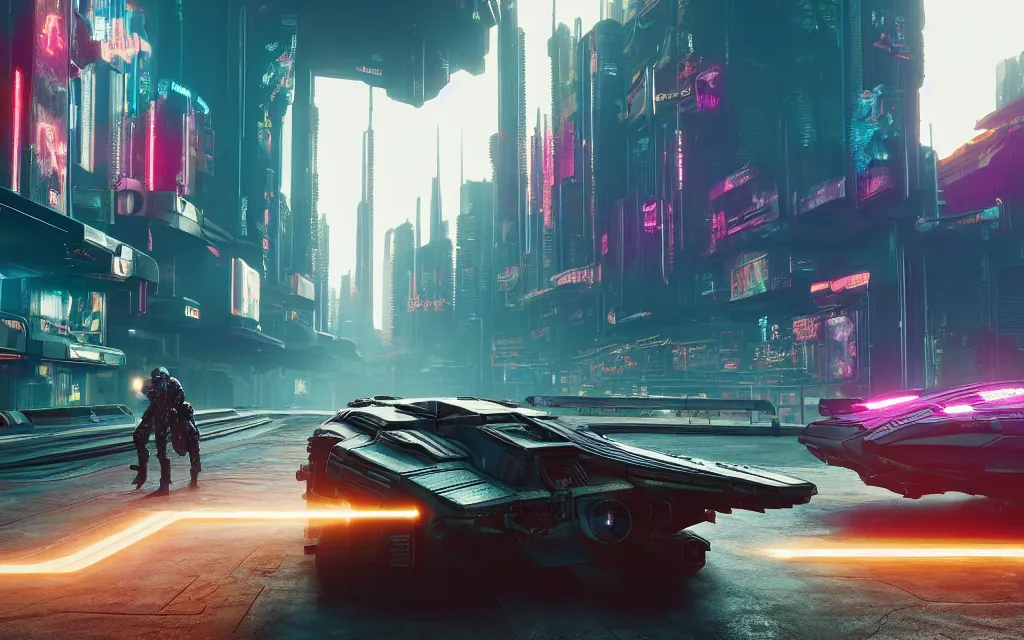 Image similar to ( cyberpunk 2 0 7 7, bladerunner 2 0 4 9 ) in focus detailed background, a highly detailed futuristic biomechanical thick smooth millennium falcon, 8 k, photographic, octane render, photorealistic, render by stephen martiniere, brian sum and annie leibowitz, the movie by ridley scott