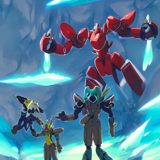 Image similar to gallantmon. digimon. royal knights. mega evolution., behance hd by jesper ejsing, by rhads, makoto shinkai and lois van baarle, ilya kuvshinov, rossdraws global illumination