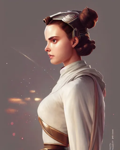 Image similar to Padme Amidala, full body, sharp details, sharp focus, elegant, highly detailed, illustration, by Jordan Grimmer and greg rutkowski and PiNe(パイネ) and 薯子Imoko and 香川悠作 and wlop and maya takamura, intricate, beautiful, Trending artstation, pixiv, digital Art