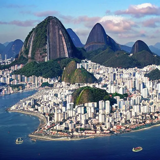 Prompt: 2000s photograph of rio de janeiro