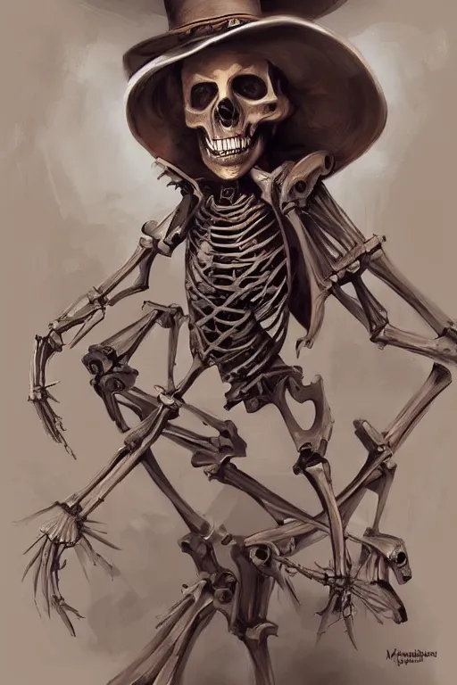 Image similar to Skeleton steampunk by Mandy Jurgens