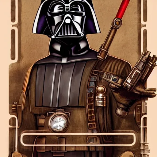 Image similar to star wars, steampunk.