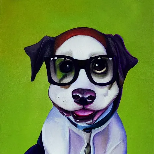 Image similar to danny devito as a hound dog detective, beautiful oil painting